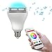 PLAYBULB Color Wireless Bluetooth Color Changing Smart LED Light Bulb with Bluetooth Speaker, Dimmable Multicolored Mood Light Speaker Works with Apple iPhone, iPad and Android devices