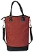 Vina 2-Bottle Wine Picnic Tote Carrier Travel Cooler Insulated Bag Leather Handles Durable Zipper Reusable