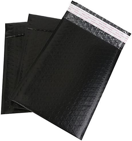 Adaman #0 6x10 Padded Envelopes Bubble Mailers - Bubble Envelopes Black 50pcs