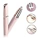 Eyebrow Hair Remover, Painless Portable Precision Electric Eyebrow Hair Trimmer, Eyebrow Hair Removal Razor with Light, Rose Gold (Batteries not included)