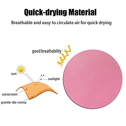 Water Socks Swim Socks for Womens Mens Kids Quick-Dry Aqua Water Shoes Barefoot for Beach Pool Surf Yoga Exercise, Pink, 6.5-7 M US Women/ 5.5-6 M US Men - Thumbnail 3