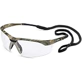 Gateway Safety 28CM79 Conqueror Wraparound Eye Safety Glasses, Clear Anti-Fog Lens, Camo Frame