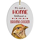 Buff Brahma Chicken Hen Christmas Ornament 2024