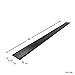 Black Ice Snowmobile Trailer Ski Guides 7' 10