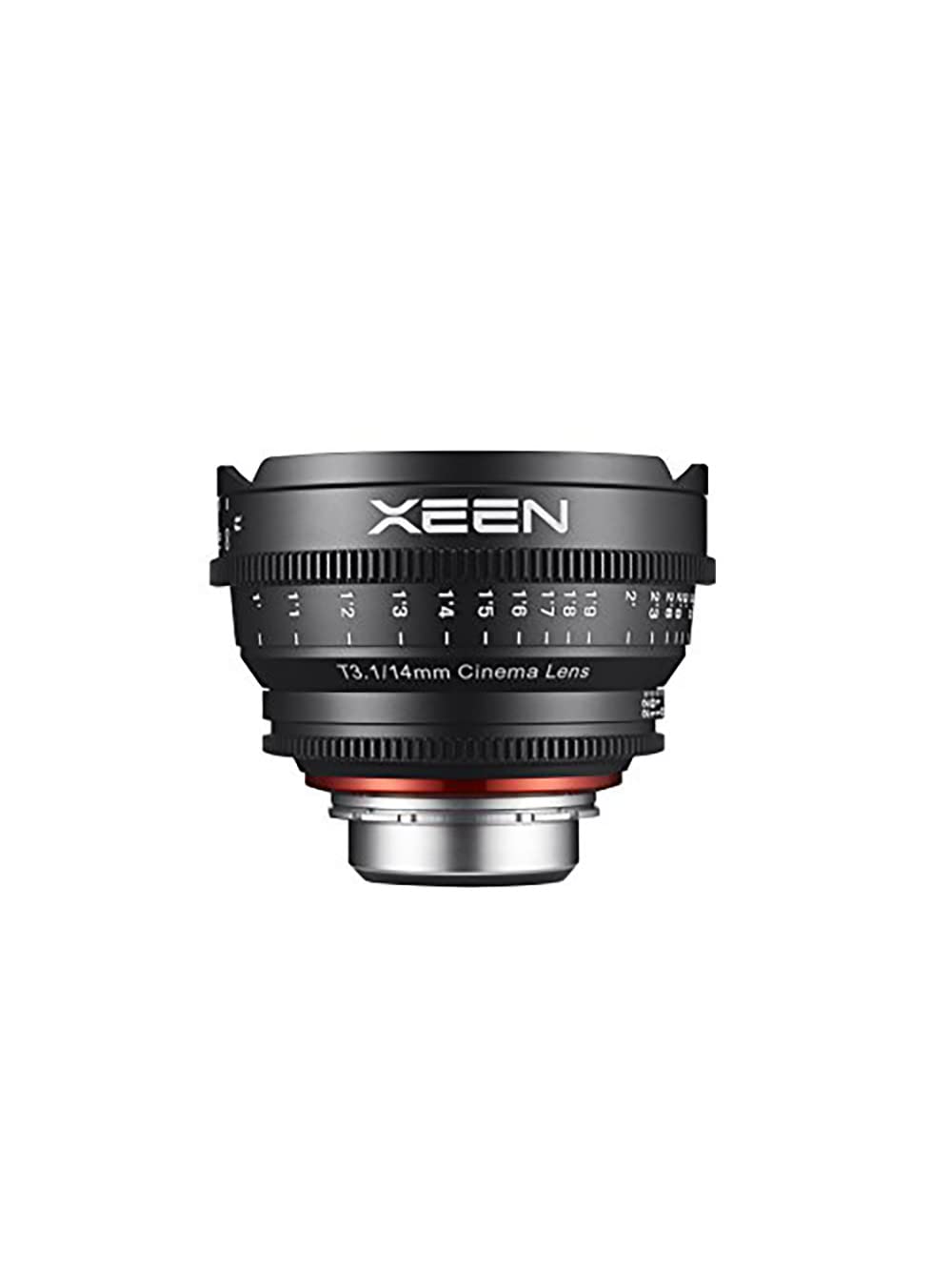Rokinon Xeen XN14-MFT Lente de cine profesional T3.1 de 14 mm para cámaras con lentes intercambiables Micro Four Thirds (negro)
