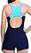 BeautyIn high neck swimsuit woman swimsuit chlorine resistant endurance swimsuits for women,X Back,8