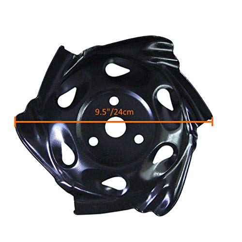 Lawn Mower Parts,Fheaven Weed Trimmer Head Lawn Mower Sharpener Weed Trimmer Head for Power Lawn Mower