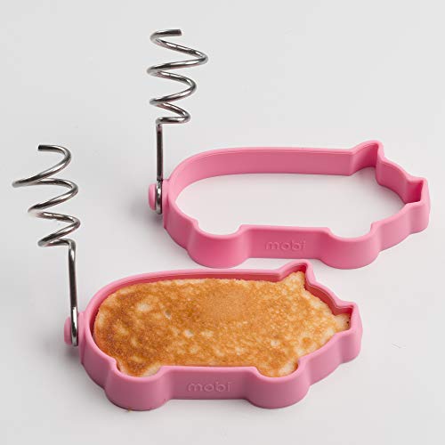 Mobi LPPM Little Piggy Silicone Pancake Mold, Pink