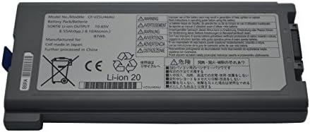 Puwda VZSU46U Laptop Battery for Panasonic Toughbook CF-30 CF-30F CF-30K CF-VZSU1430U CF-VZSU46 CF-VZSU46AU CF-VZSU46S CF-VZSU46U CF-VZSU71U CF-VZSU72U [9-Cell 10.65V 87Wh]