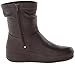 FitFlop Women's Zip Up Crush Boot (Leather), Chocolate, 8 M US