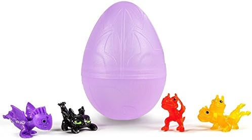 Dreamworks Dragons Mini Dragon Figures in Egg by Spin Master Purple
