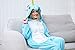 OLadydress Unisex Unicorn Costumes Pyjamas, Adult Women Men Animal Cosplay Onesie Blue Small