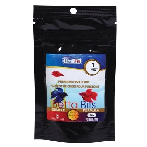 Northfin Food Betta Bits 1mm Pellet 20 Gram Package