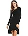 Ekouaer Sleepwear Womens Full Slip Lounge Sleep Dress Nightie (S-XL)