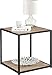 Altra Furniture End Table with Metal Frame, Beautiful Sonoma Oak Finish