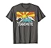 Yosemite Retro Mountains & Sun Eighties Style Vintage   T-Shirt