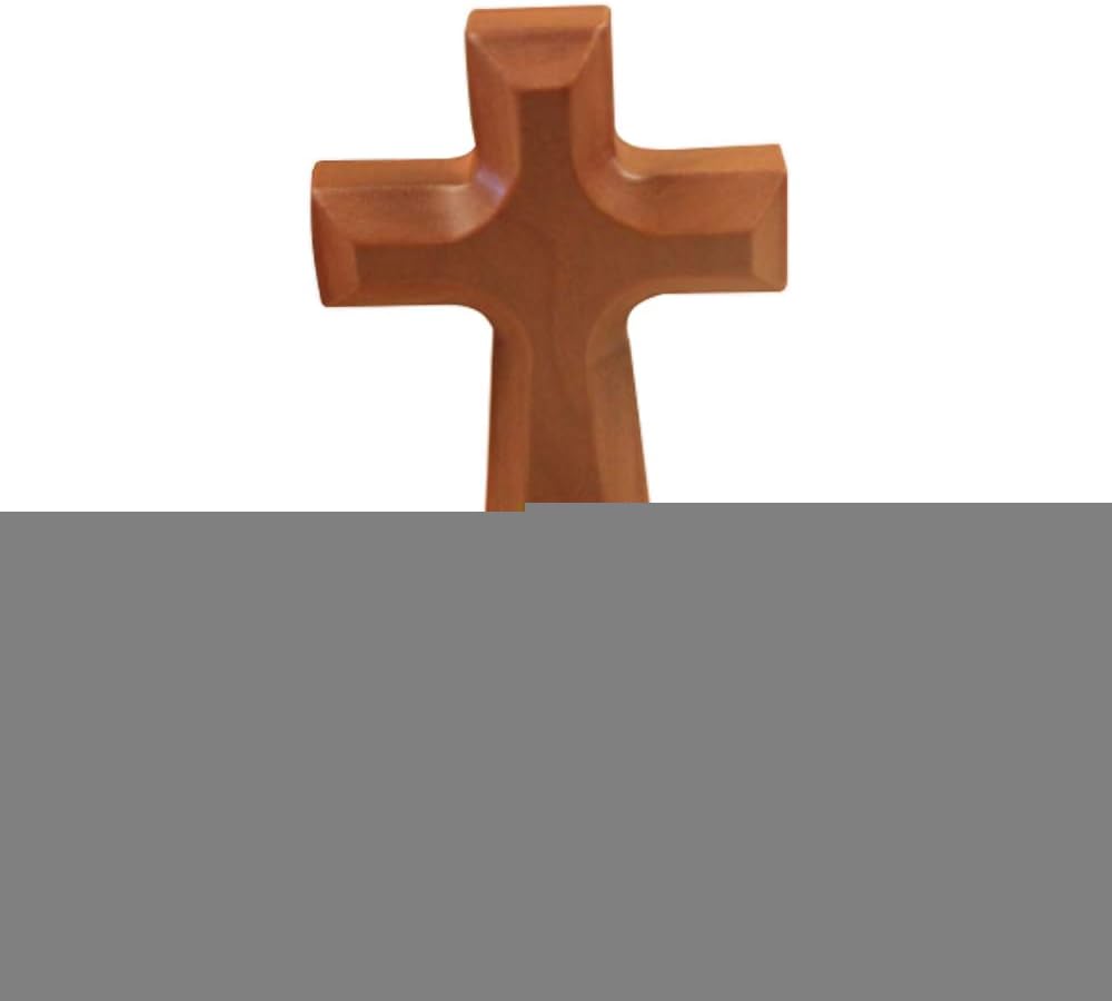 Holy Wooden Standing Christian Cross Table Altar,Tabletop Home Décor Cross