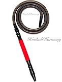 D Hose 2.0 Hybrid Dream Hookah Shisha BLACK / RED Aluminum Metal Handle Red Grip Washable Silicon Hose Free Matching Red Silicone Hose Grommet