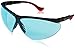 UVEX by Honeywell Genesis XC Safety Glasses, Black Frame with SCT-Blue Lens & Uvextreme Anti-Fog Coating (S3312X)