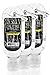 Travel Hand Sanitizer Gel with Aloe Vera & Vitamin E Made by L’AUTRE PEAU - Citrus Scented Alcohol Based Liquid Instant Hand Cleaner Pocket Sanitizer with Carabiner Clip (1oz 3 Pack)