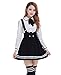 Nuotuo Womens Japanese High School Uniform Sailor Pleated Skirt Outfit (XL,Black) CC567A-XL