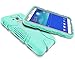 Hocase Galaxy Tab E Lite 7.0 (2016) Case, Rugged Heavy Duty Kids Proof Protective Case for Galaxy Tab E Lite 7.0 SM-T113NDWAXAR/SM-T113NYKAXAR - Mint Green/Grey
