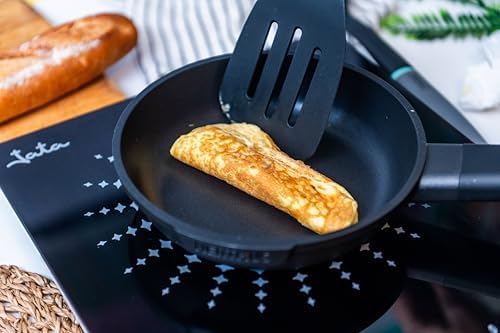 FIH 1566 sartén de aluminio fundido con revestimiento antiadherente quantanium apta para inducción, gas y vitrocerámica mango ergonómico resistente al calor