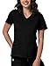 Adar Pop-Stretch Junior Fit Taskwear Tab-Waist Crossover Top