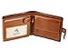 Visconti TR-35 Classic Tri Fold Wallet Coin ID Holder Brown