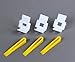 Wall Floor Tile Leveling System-Tile Leveler Spacers Clips Wedges 100 Sets. Lippage free tile installation for PRO and DIY