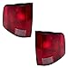 Brock Replacement Driver and Passenger Side Tail Light Units with Black Edge Compatible with 1994-2004 S10, 94-04 Sonoma and 96-00 Hombre 5978195 5978196