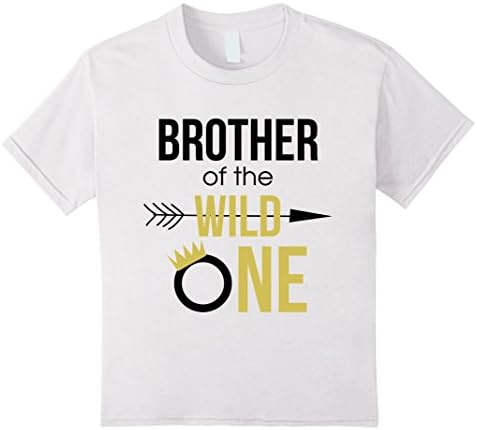 Kids Brother Of All The Wild One Funny Matching Family Shirt 4 White