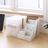 Poeland Multifunctional Desktop Management Organizer Makeup Storage Box Collection