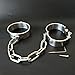 Stainless Steel Ankle Cuffs Toys Adults BDSM Overweight Bondage Foot Cuffs, SM Fetish Slave Bondage Toys in Metal, Torture Adult Sex Toys for Couple,Femalethumb 1