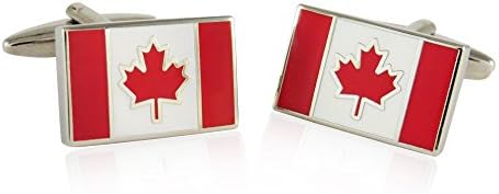 Canadian Flag Canada Cufflinks By Jewelry Mountain