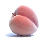 6pc Artificial Peach Large - Plastic Decorative Peaches Pink Fruit - Six Pieces