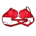 ETOSELL Womens Solid Deep V Padded Bra Push Up Bra Brassiere