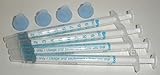 BAXA ExactaMed Oral Liquid Medication Syringe 1cc/1mL 4/PK Clear Medicine Dose Dispenser With Cap Exacta-Med BAXTER Comar Latex Free