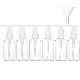 6 Pack Transparent Travel Bottles Pump Bottle