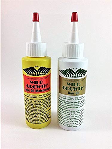 Wild Growth Set Hair Oil 4 Oz Light Oil Moisturizer 4 Oz