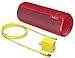 Ultimate Ears UE MEGABOOM Wireless Bluetooth Speaker Waterproof and Shockproof - Lava Red (Renewed)