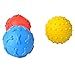 BINGPET Squeaky Balls for Dogs 3 Pack Rubber Dog Chew Toys