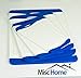 [X-Large Set] 4 Pcs Premium White Plastic Cutting Board Set BPA-Free PP with Juice Groove and Rubber Non-Skid Edges Thick Cutting Board Set Includes S, M, L, and XL Sizes