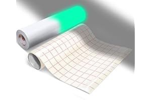 ORACAL 9300 Hi-Energy Glow in The Dark Luminescent Cast Vinyl 12" x 24" Roll for Silhouette, Cameo & Cricut Including Free Ro