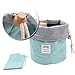 Tancendes Waterproof Travel Bag Makeup bag Cosmetic Bag Travel Kit Organizer Bathroom Storage Cosmetic Bag Carry Case Toiletry Bag Multifunctional bucket toiletry bag Green