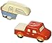 Beachcombers Truck/Camper Salt And Pepper Unique Ceramic Novelty Shakers Decor Decoration Red And White Truck/Camper