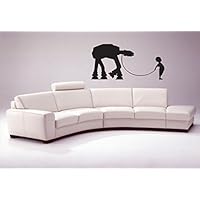 Little Boy with His At-at Wall Decal At-at Walker Star Wars Decal Storm Trooper Decal Boy and His At Stormtrooper Little Boy Nursery Tr411 by stickalz