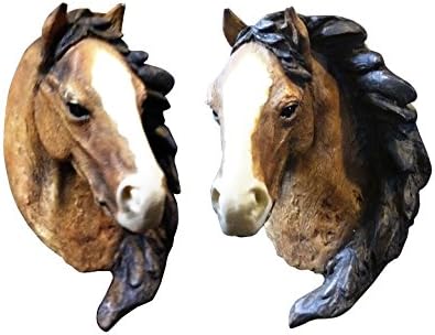Great 2 Piece Horse Farm Animal Fridge Ref Magnet Set Lover Rider Fan Unique Cool Fun Top Clever Popular Inexpensive Best Stocking Stuffer Filler Present Idea for Kid Children Family Friend Mom Dad