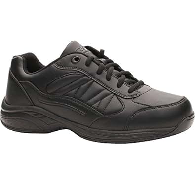 tredsafe gwen slip resistant athletic shoe in black women's