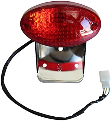 Cat Eye Brake Taillight Tail Light For Motorcycles ATV Scooter Quad UTV Moped